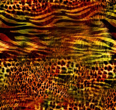 Moda desensiz. Parlak, soyut el çizimleri olan yaratıcı doku. Soyut renkli baskı. Hippi tarzı. Renkli bahar ya da yaz arkaplanı. Moda botanik mayo tasarımı.