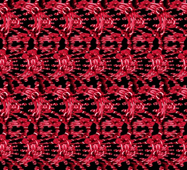 Nahtlose Handmalerei Abstrakte Aquarellpinsel Pinselstriche Geometrische Formen Pattern Clothing Bunte — Stockfoto