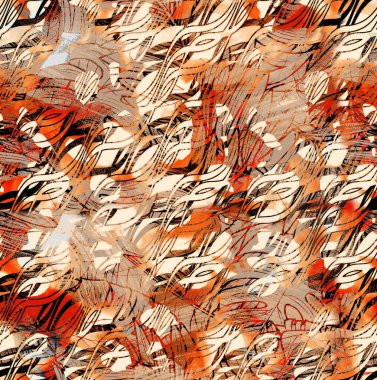 Güzel, parlak soyut şekillere sahip, yaratıcı, kusursuz desenler. Her türlü tasarım için renkli bir doku. Grafik olarak soyut bir arkaplan. Çağdaş sanat. Modern moda. Soyut moda baskısı.