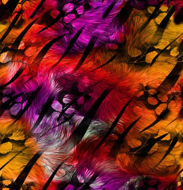 Kusursuz El Boyası Soyutluğu. Trend: En çok tercih edilen leopar derisi tasarımı. Tekstil endüstrisinde giysi ve leopar deseni en çok kullanılan desen.