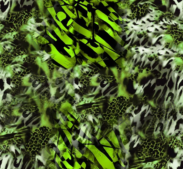 Creatief Naadloos Patroon Met Prachtige Heldere Abstracte Vormen Kleurrijke Textuur — Stockfoto