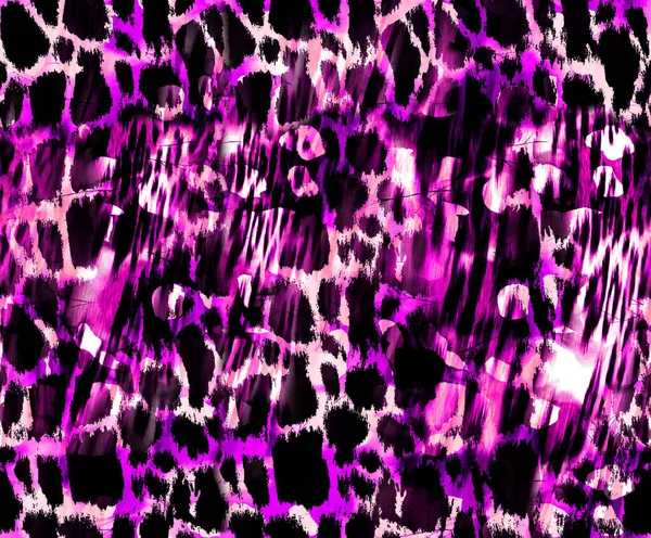 Seamless Hand Painting Abstract Trend Most Preferred Leopard Skin Design — Stock Photo, Image