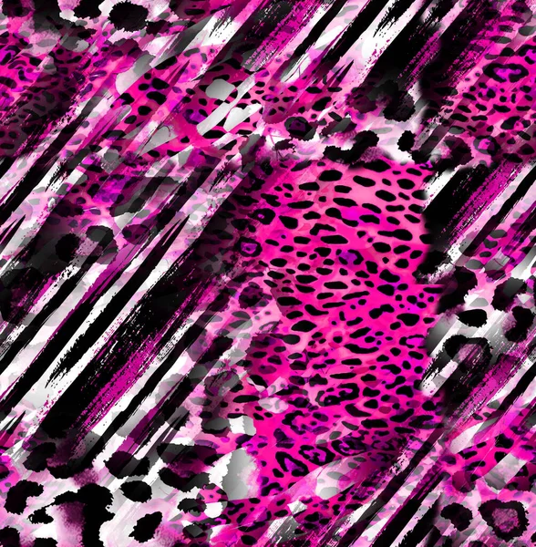 Diseño Patrón Abstracto Sin Costuras Hecho Con Efecto Piel Animal —  Fotos de Stock