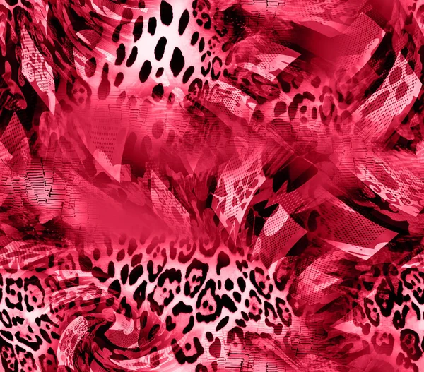 Безшовний Дизайн Абстрактного Візерунка Зроблений Абстрактним Ефектом Шкіри Тварин Цифровий — стокове фото