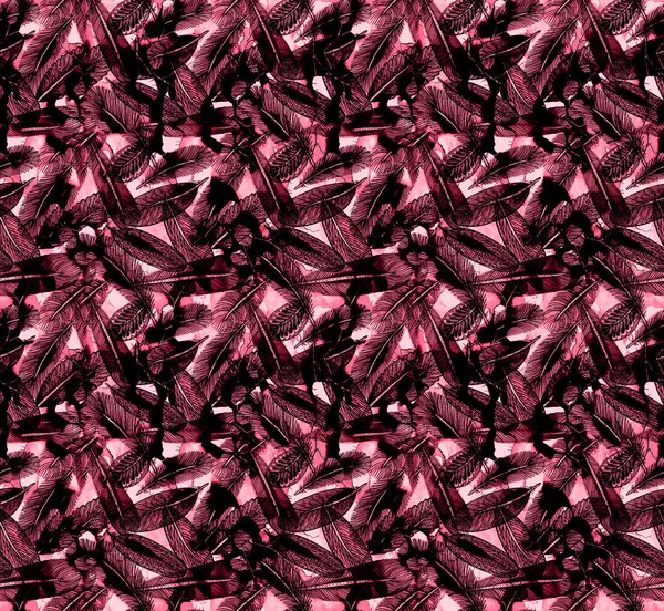 Padrão Sem Costura Com Formas Geométricas Triangulares Multicoloridas Fundo Escuro — Fotografia de Stock