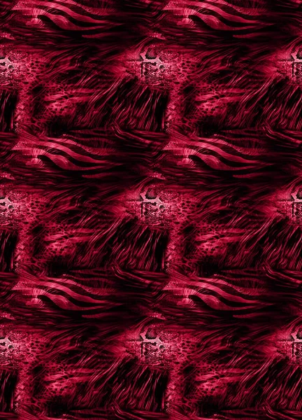 Zökkenőmentes Divatnyomtatás Amazing Fabric Abstract Háttér Félhang Textúra Illusztráció Üdvözlőlap — Stock Fotó