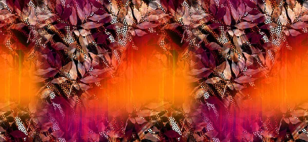 Zökkenőmentes Divatnyomtatás Amazing Fabric Abstract Háttér Félhang Textúra Illusztráció Üdvözlőlap — Stock Fotó