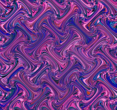 Tekstil gökkuşağı arızası sanatsal kolaj dokusu arka planı. Düzensiz suluboya boya boya desenleri. Ombre boho batik 'i parmak izinin her yerinde bozmuş. Modaya uygun ıslak etki..