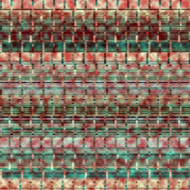 Tekstil baskısı. Soyut arkaplan. Renkli kıyafet desenleri. Çok renkli yarım tonlu noktalar arka plan. Eşmerkezli daireler fraktal..