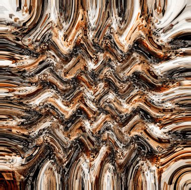 Tekstil baskısı. Soyut arkaplan. Renkli kıyafet desenleri. Çok renkli yarım tonlu noktalar arka plan. Eşmerkezli daireler fraktal..