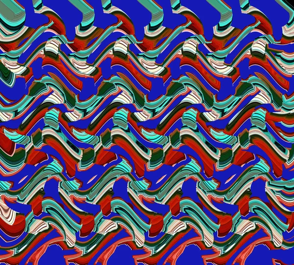 Textil Regnbåge Glitch Konstnärligt Collage Textur Bakgrund Oregelbunden Blödning Akvarell — Stockfoto