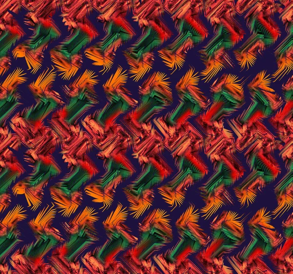 Textile Arc Ciel Glitch Artistique Collage Texture Fond Irrégulière Saignement — Photo