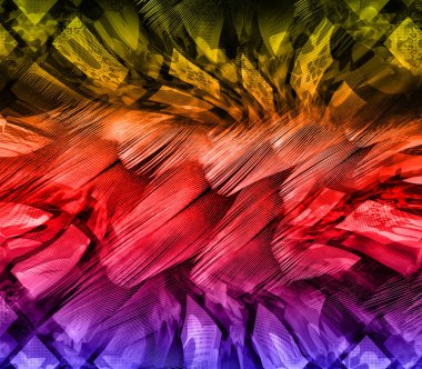 Çok renkli soyut arkaplan. Renkli desen. Poster, broşür, el ilanı ve kart için yaratıcı grafik tasarımı. Eşsiz duvar kâğıdı. Ağ, kumaş ve not defteri kapağı için arkaplan.