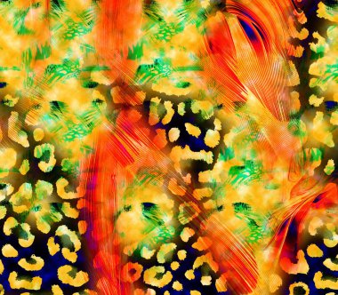 Soyut sanat eserleri. Renkli dokular. Tasarım elementleriyle yaratıcı kavram kalıpları. Moda desenleri. Yaratıcı duvar kağıdı veya tasarım için resim