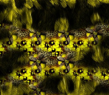 Soyut sanat eserleri. Renkli dokular. Tasarım elementleriyle yaratıcı kavram kalıpları. Moda desenleri. Yaratıcı duvar kağıdı veya tasarım için resim