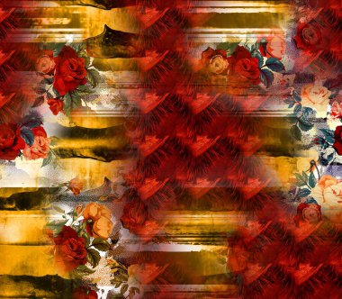 Soyut sanat eserleri. Renkli dokular. Tasarım elementleri ile yaratıcı konsept desen. Modern tarzda çizim. Eski moda dizaynı, web sayfası.