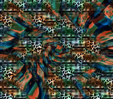 Soyut sanat eserleri. Renkli dokular. Tasarım elementleri ile yaratıcı konsept desen. Modern tarzda çizim. Eski moda dizaynı, web sayfası.