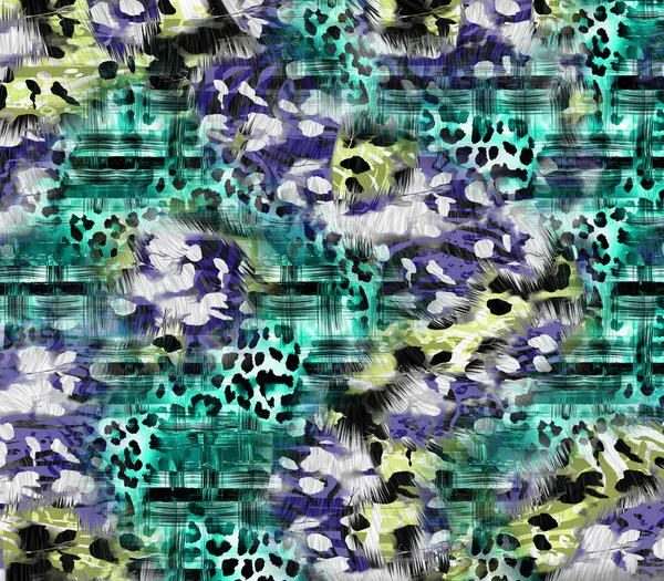 Pintura Mão Abstrato Aquarela Shibori Batik Círculos Padrão Fundo Colorido — Fotografia de Stock