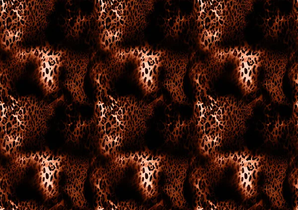 Αφηρημένο Σχέδιο Χέρι Σχέδιο Mix Patchwork Plaid Tartan Leopard Σχήματα — Φωτογραφία Αρχείου