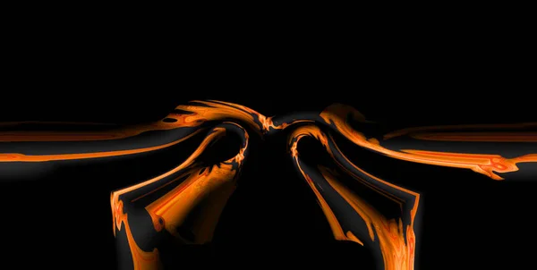 Візуалізація Абстрактного Мистецтва Фону Сюрреалістичними Пагорбами Дюнами Або Горами Сферичних — стокове фото