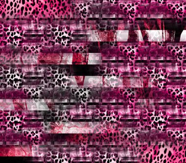 Fabric print patterns.Digital effects. Multicolor abstract background. colorful pattern. Creative graphic design for poster, brochure, flyer and card. unique wallpaper.Fabric print patterns