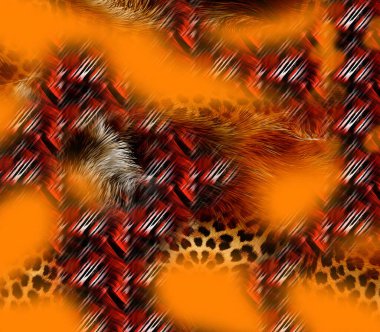 The Amazing fabric Abstract Background.Colorful illustration,Botanical composition abstract background for greeting card,textile and digital print.Textile fashion print pattern.