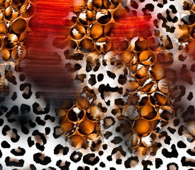 The Amazing fabric Abstract Background.Colorful illustration,Botanical composition abstract background for greeting card,textile and digital print.Textile fashion print pattern.