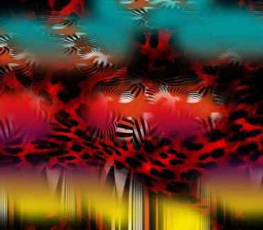 Colorful abstract pattern for textile and design.Textile fashion print pattern.Swimwear prints,futuristic laser background.trend fabric print design