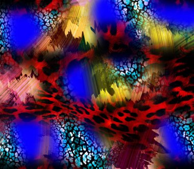 Colorful abstract pattern for textile and design.Textile fashion print pattern.Swimwear prints,futuristic laser background.trend fabric print design