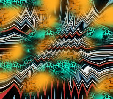 Colorful abstract pattern for textile and design.Textile fashion print pattern.Swimwear prints,futuristic laser background.trend fabric print design