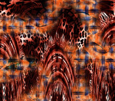 Colorful abstract pattern for textile and design.Textile fashion print pattern.Swimwear prints,futuristic laser background.trend fabric print design