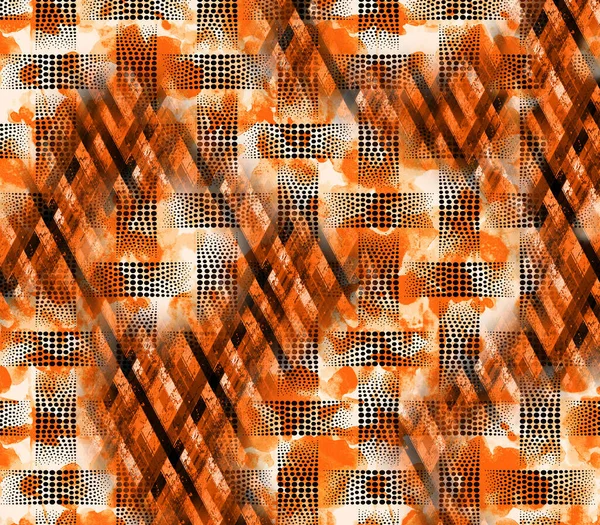 Unique Patterns Full Saree Designs Colorful Digital Printing Fractal Art — 图库照片
