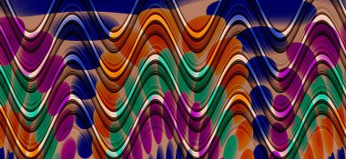 The Amazing fabric Abstract Background.Colorful illustration,Botanical composition abstract background for greeting card,textile and digital print.Textile fashion print pattern.