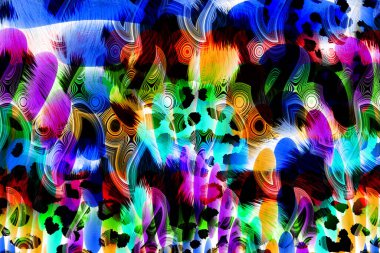 Fashion print.Fabric print pattern.Multicolored background. colorful pattern. Creative graphic design for poster, brochure, flyer and card. unique wallpaper. Backdrop for web, fabric