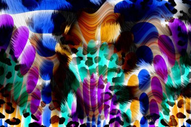 Fashion print.Fabric print pattern.Multicolored background. colorful pattern. Creative graphic design for poster, brochure, flyer and card. unique wallpaper. Backdrop for web, fabric