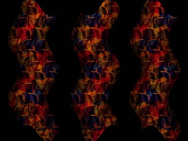 Textile illustration.Fashionable print pattern.Colorful dirty abstract background,old grunge texture.Fabric bottom batik pattern in the textile industry.Textile digital pattern smoke design.