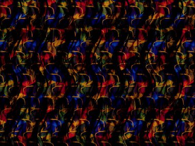Textile illustration.Fashionable print pattern.Colorful dirty abstract background,old grunge texture.Fabric bottom batik pattern in the textile industry.Textile digital pattern smoke design.