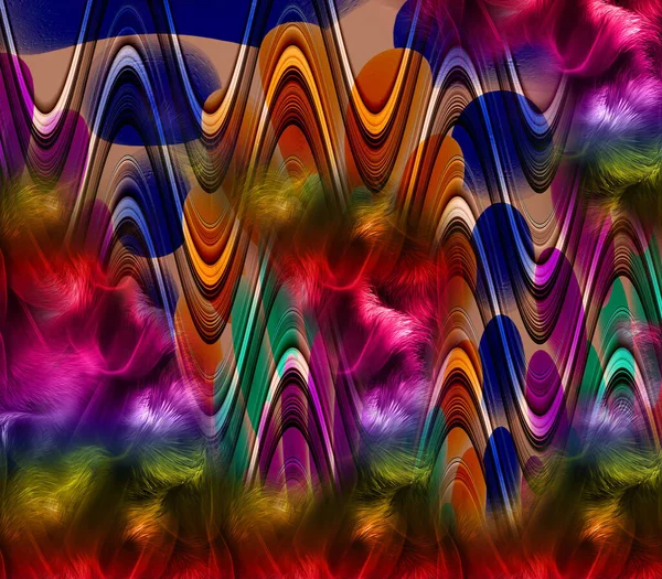 Textil Ilustración Patrón Impresión Moda Fondo Abstracto Sucio Colorido Textura —  Fotos de Stock