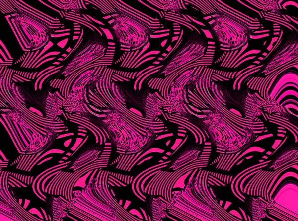 Fashion Print Fabric Print Pattern Multicolored Background Colorful Pattern Creative — Photo
