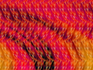 Renkli desenler fraktal. Psikedelik fraktal, fırça darbelerinin dokusu. Tekstil desenleri için renkli boyalar. Soyut arkaplan renkleri kaotik fırça darbeleri.