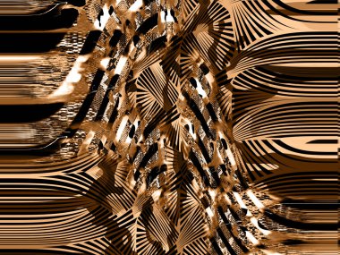 Renkli desenler fraktal. Psikedelik fraktal, fırça darbelerinin dokusu. Tekstil desenleri için renkli boyalar. Soyut arkaplan renkleri kaotik fırça darbeleri.