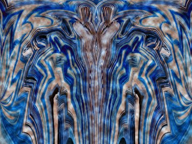 Renkli desenler fraktal. Psikedelik fraktal, fırça darbelerinin dokusu. Tekstil desenleri için renkli boyalar. Soyut arkaplan renkleri kaotik fırça darbeleri.