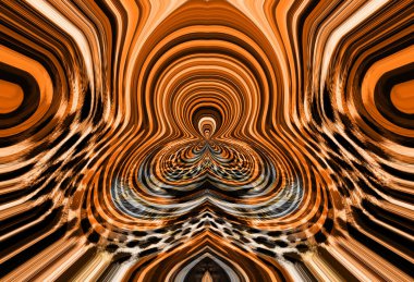 Renkli desenler fraktal. Psikedelik fraktal, fırça darbelerinin dokusu. Tekstil desenleri için renkli boyalar. Soyut arkaplan renkleri kaotik fırça darbeleri.