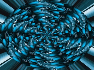 Renkli desenler fraktal. Psikedelik fraktal, fırça darbelerinin dokusu. Tekstil desenleri için renkli boyalar. Soyut arkaplan renkleri kaotik fırça darbeleri.