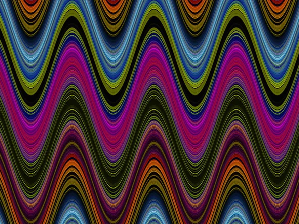 Padrões Coloridos Fractal Psychedelic Fractal Textura Pinceladas Pintura Colorida Lines — Fotografia de Stock