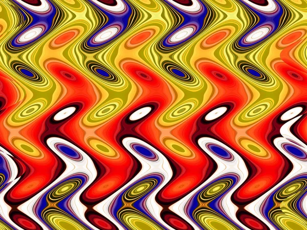 Patrones Coloridos Fractal Psychedelic Fractal Textura Pinceladas Pintura Color Lines —  Fotos de Stock