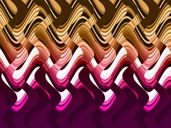 Kleurrijke Patronen Fractal Psychedelische Fractal Textuur Van Penseelstreken Gekleurde Verf — Stockfoto