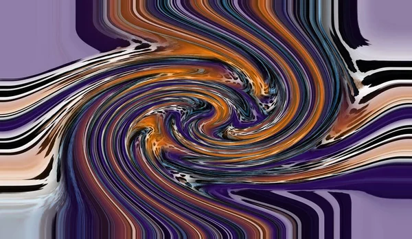 Kleurrijke Patronen Fractal Psychedelische Fractal Textuur Van Penseelstreken Gekleurde Verf — Stockfoto