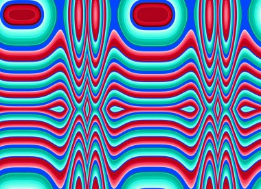 3D Kusursuz Moda deseni. Kumaş baskı deseni. Çok renkli arka plan. Yaratıcı grafik tasarım, çizim fraktali. Tekstil desenleri için kusursuz modern baskı..