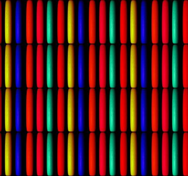 3D Kusursuz Moda deseni. Kumaş baskı deseni. Çok renkli arka plan. Yaratıcı grafik tasarım, çizim fraktali. Tekstil desenleri için kusursuz modern baskı..